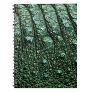 Cuaderno Textura de piel de cocodrilo verde