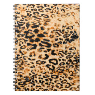 Cuaderno Textura de piel de leopardo, patrón de leopardo
