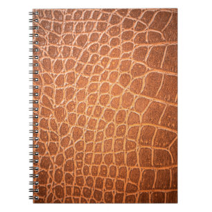 Cuaderno Textura de piel marrón para el fondo