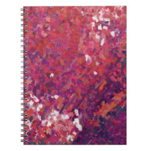 Cuaderno Textura de pintura multicolor