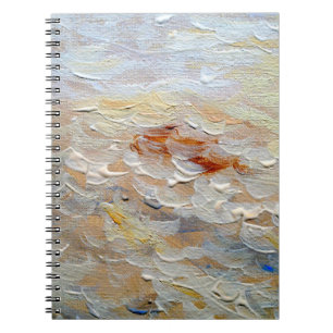 Cuaderno Textura de pinturas de aceite, fondo de arte fino,
