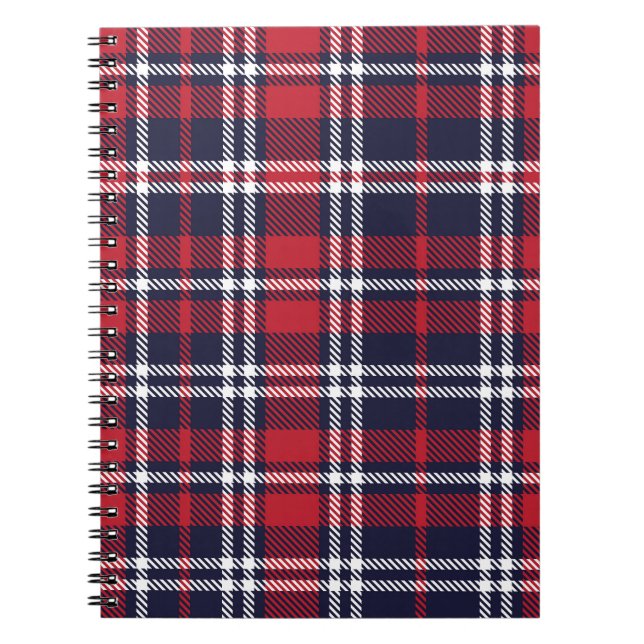 Cuaderno Textura de plástico asimétrico de la Marina Roja (Frente)