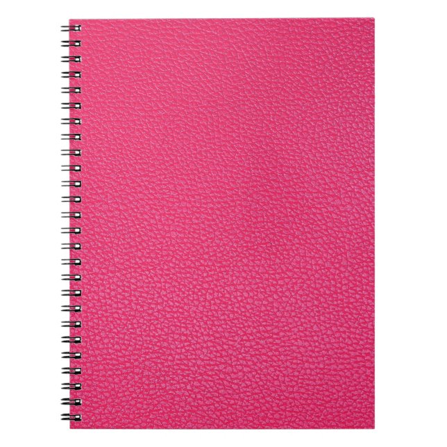 Cuaderno Textura De Ropa Rosa De Lujo. (Frente)