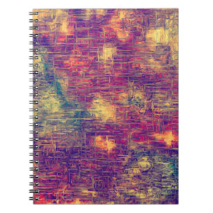 Cuaderno Textura de superficie vintage creativa, grueso de 