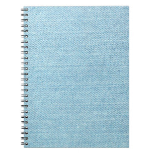 Cuaderno Textura de tela de tela de material de vaqueros de