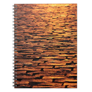 Cuaderno Textura de tierra de adoquines