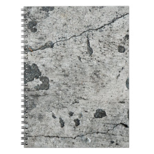 Cuaderno Textura de una vieja pared de hormigón rota. Backg