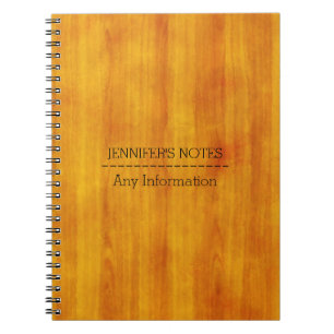 Cuaderno Textura de Veta de Madera #2