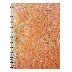 Cuaderno Textura del metalabstracto pintado antiguo, edad, 