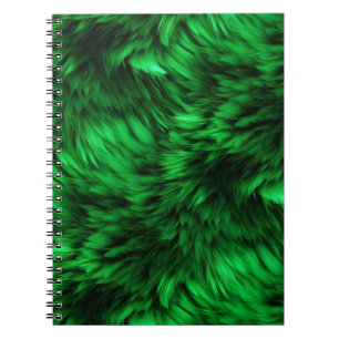 Cuaderno Textura divertida de piel de monstruo falso verde