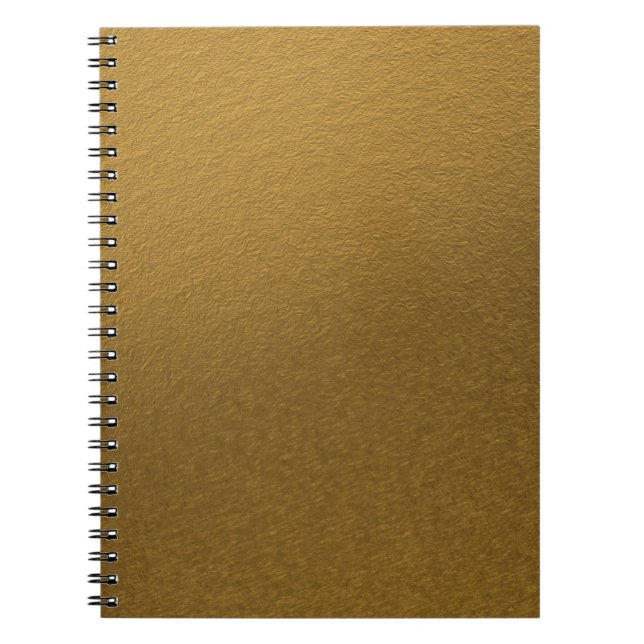 Cuaderno Textura dorada brillante elegante (Frente)