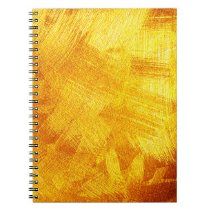 Cuaderno Textura dorada de lujo, fondo abstracto.