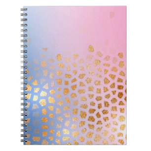 Cuaderno Textura dorada: fondo abstracto degradado