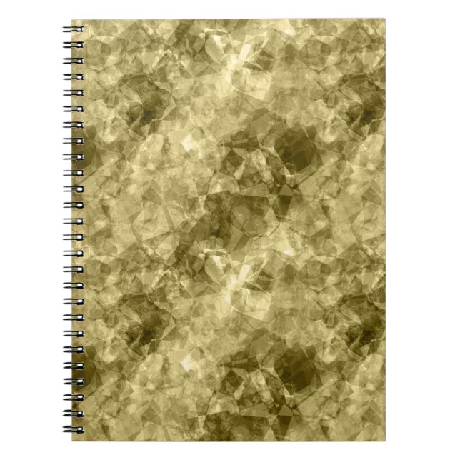 Cuaderno Textura en bruto de bronce (Frente)
