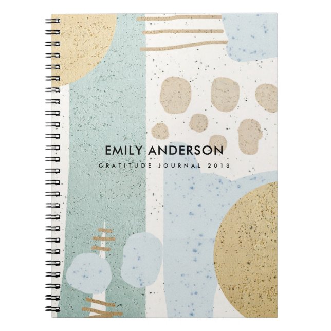 CUADERNO TEXTURA GEOMÉTRICA ARTÍSTICA MODERNA ABSTRACTA (Frente)