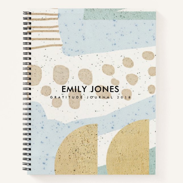 CUADERNO TEXTURA GEOMÉTRICA DE ARTE ABSTRACTO MODERNO (Anverso)