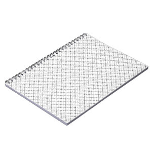 Cuaderno Textura geométrica monocroma Aspecto de diamante c