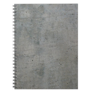 Cuaderno Textura gris de pared de cemento concreto