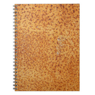 Cuaderno Textura gruesa del fondo metalizado muy viejo y ox