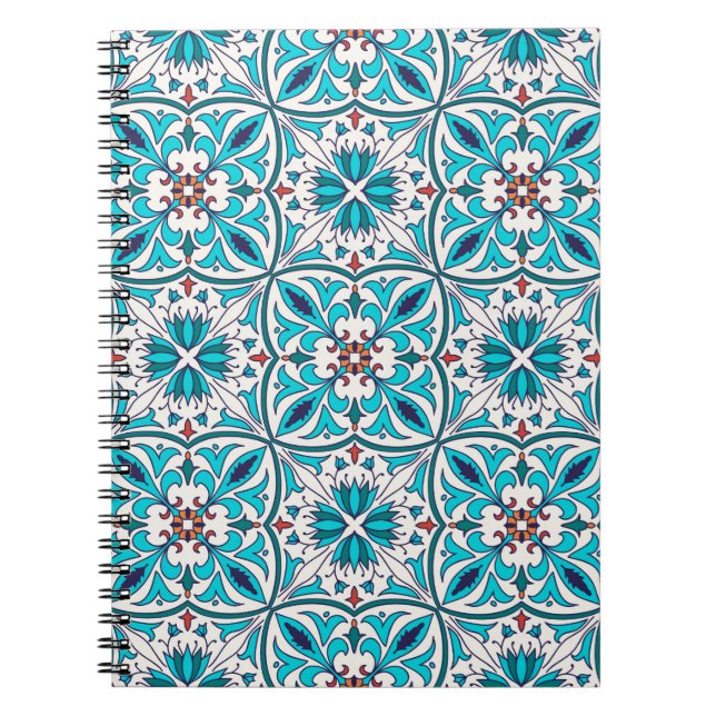 Cuaderno textura inmaculada. Hermoso patrón de colores (Frente)