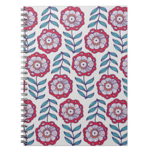 Cuaderno Textura Interminable de Vintage Floral