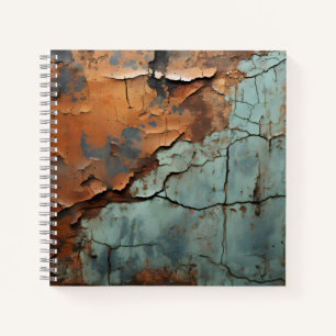 Cuaderno Textura Metalizado Rusty vieja Metalizado