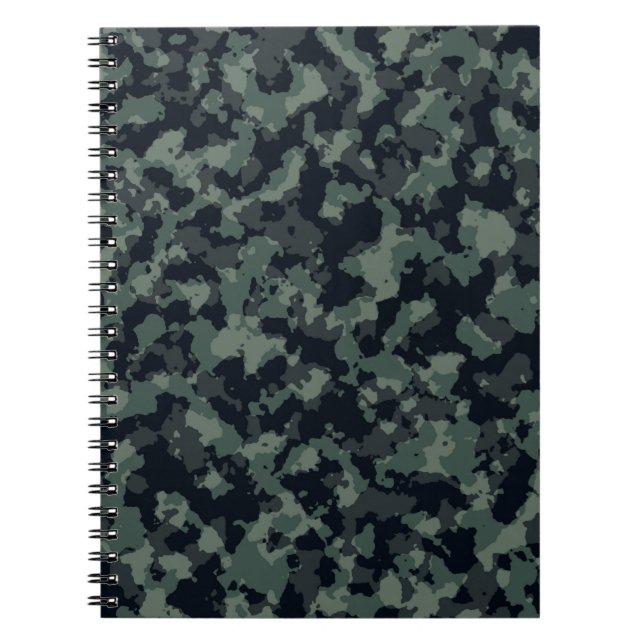 Cuaderno Textura militar de camuflaje (Frente)
