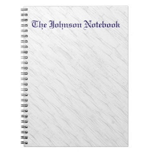 Cuaderno Textura Minimalista de grano de madera blanca