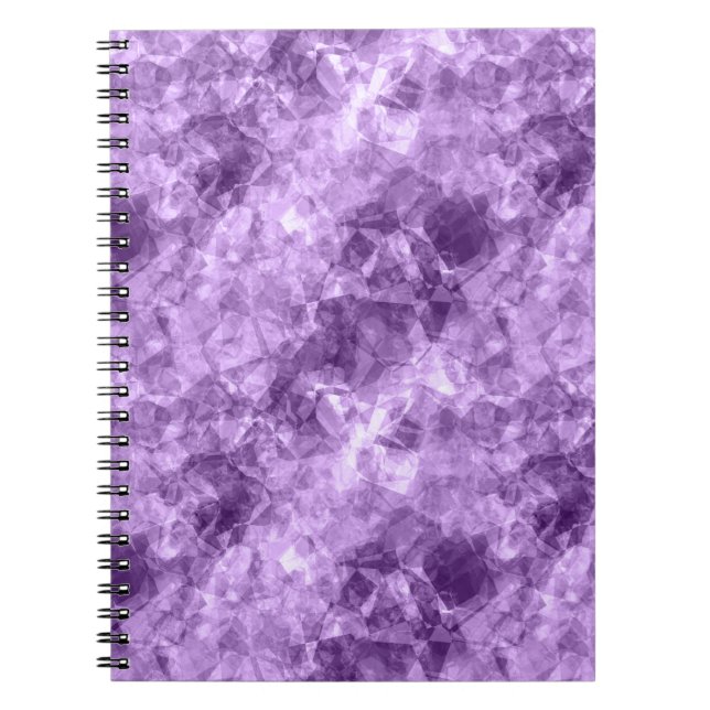 Cuaderno Textura morada oscura en ruinas (Frente)