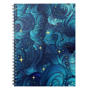 Cuaderno Textura natural. Doodle orna decorativa dibujada a