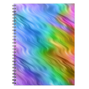 Cuaderno Textura ondulada azul Pansy