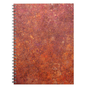 Cuaderno textura rústica metalizado