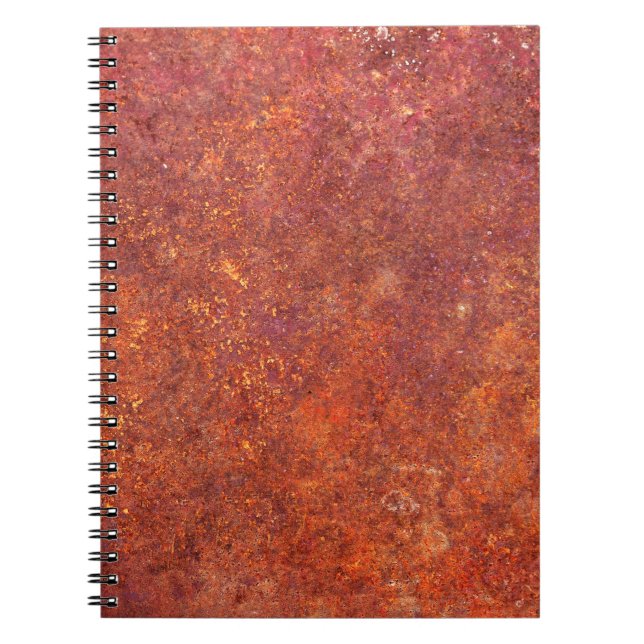 Cuaderno textura rústica metalizado (Frente)