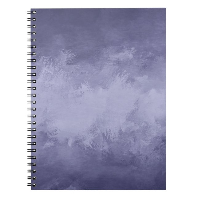 Cuaderno Textura selenio acrílico azul (Frente)