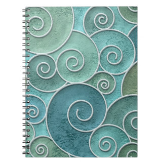 Cuaderno textura sin fisuras de la pared de yeso con un pat