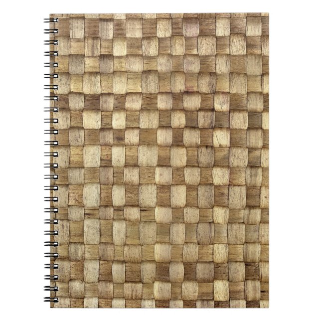 Cuaderno Textura sin inconvenientes de la canasta artesanal (Frente)