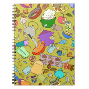 Cuaderno Textura sin inconvenientes. Doodles dibujados a ma