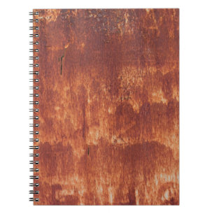 Cuaderno Textura Superficie de óxido en la antigua estación