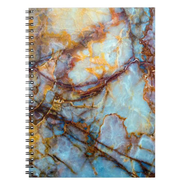 Cuaderno textura única de piedra natural - mármol, onix, gr (Frente)