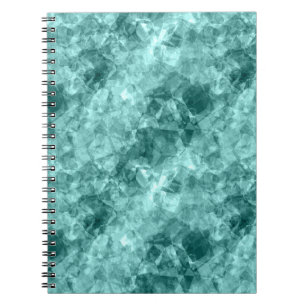 Cuaderno Textura verde azulada en bruto