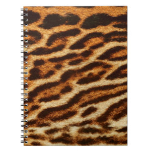 Cuaderno Texturas de piel de leopardo. Impresión de animale