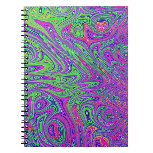 Cuaderno texturas psicodélicas (Frente)