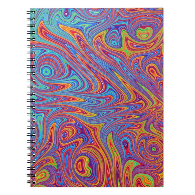 Cuaderno texturas psicodélicas (Frente)