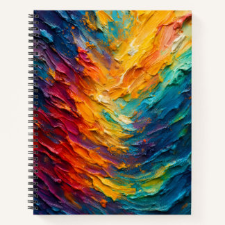Cuaderno Textured Colorful Painting
