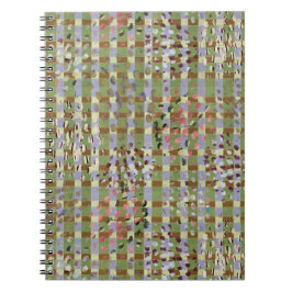 Cuaderno Textured Pointillism Grid Pattern Artwork