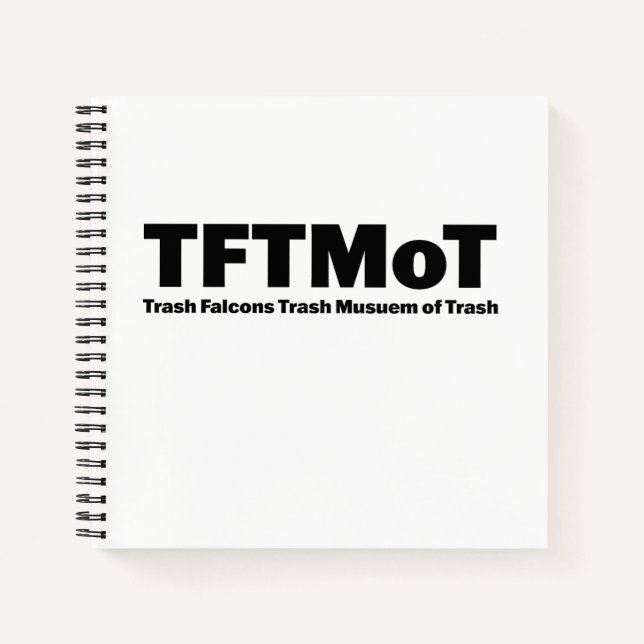 Cuaderno TFTMoT sketch book  (Anverso)