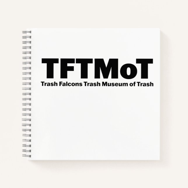 Cuaderno TFTMoT Sketchbook  (Anverso)