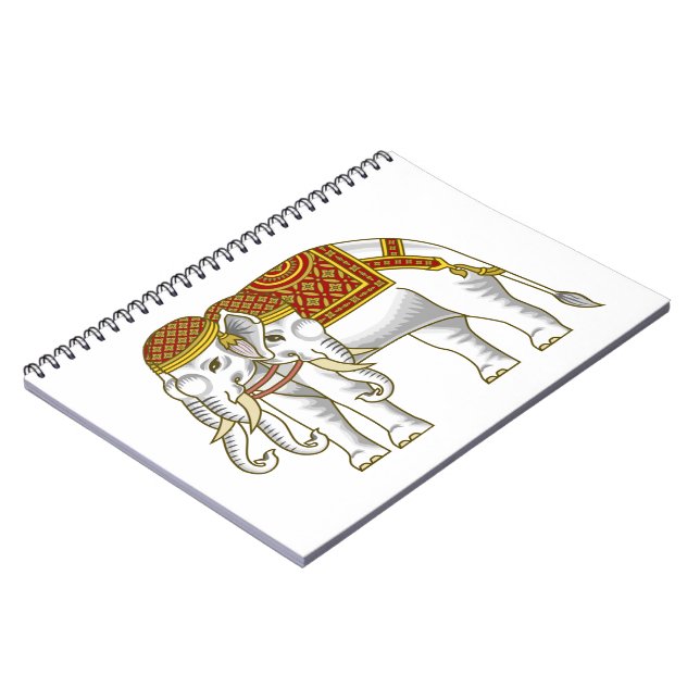 Cuaderno Thai Erawan White Elephant (Lado Izquierdo)