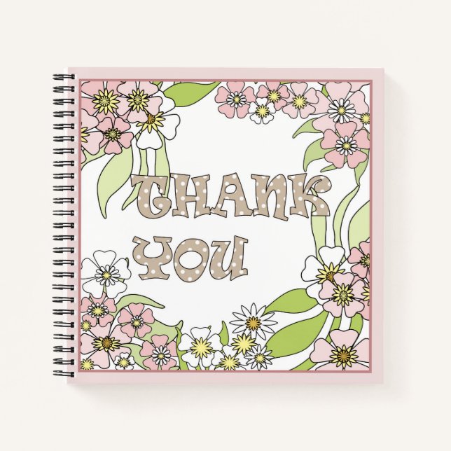 Cuaderno Thank you (Anverso)