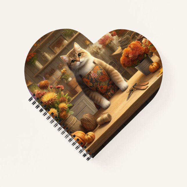 Cuaderno Thanksgiving Fall themed for Cat Lovers  (Anverso)